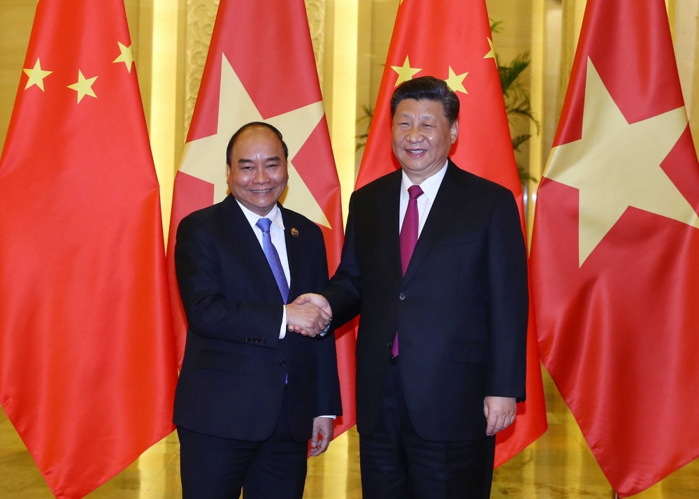 pm phuc meets chinese party chief and president xi jinping in beijing