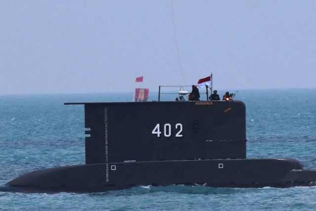 Tàu ngầm KRI Nanggala 402 của hải quân Indonesia. (Nguồn: CNA).