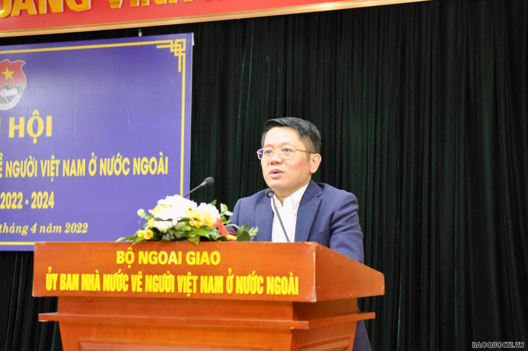 Bí thư Đảng ủy, Phó chủ nhiệm Ủy ban Nhà nước về người Việt Nam ở nước ngoài Ngô Trịnh Hà. (Ảnh: Duy Quang)