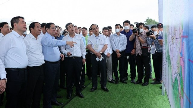 Thủ tướng Phạm Minh Chính khảo sát một số công trình, dự án lớn tại Thái Bình