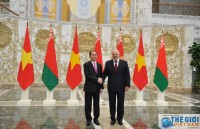 president tran dai quang arrives in moscow starting official visit to russian federation