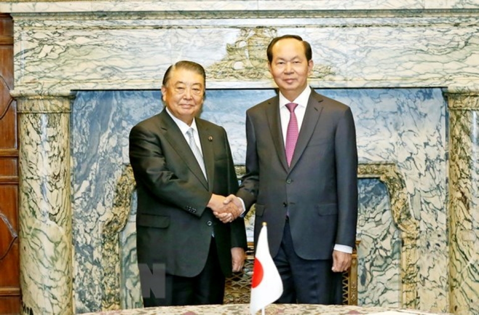 president meets japans lower house speaker