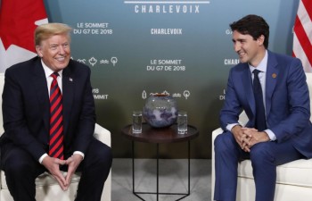 Mỹ gây sức ép với Canada về thương mại tại Hội nghị G7