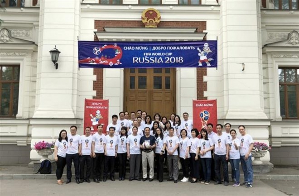 vietnam embassy in russia joins world cup heat