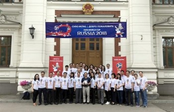 Vietnam Embassy in Russia joins World Cup heat