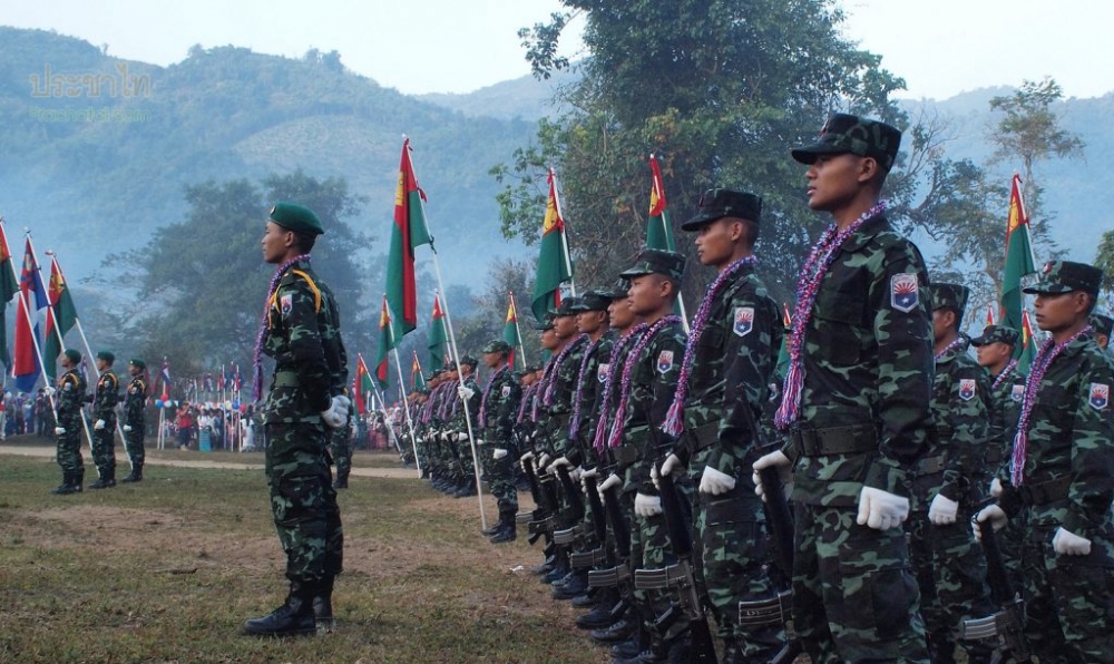 ực lượng phiến quân KNU (Quân đội Dân tộc Karen) tại căn cứ ở vùng biên giới Myanmar-Thái Lan. (Nguồn: Flickr)