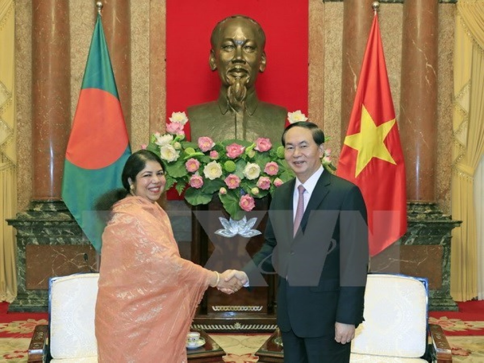 president hosts bangladesh parliament speaker