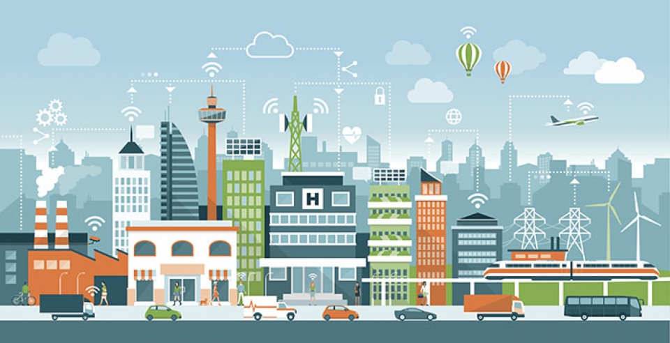 building smart cities trend of industry 40