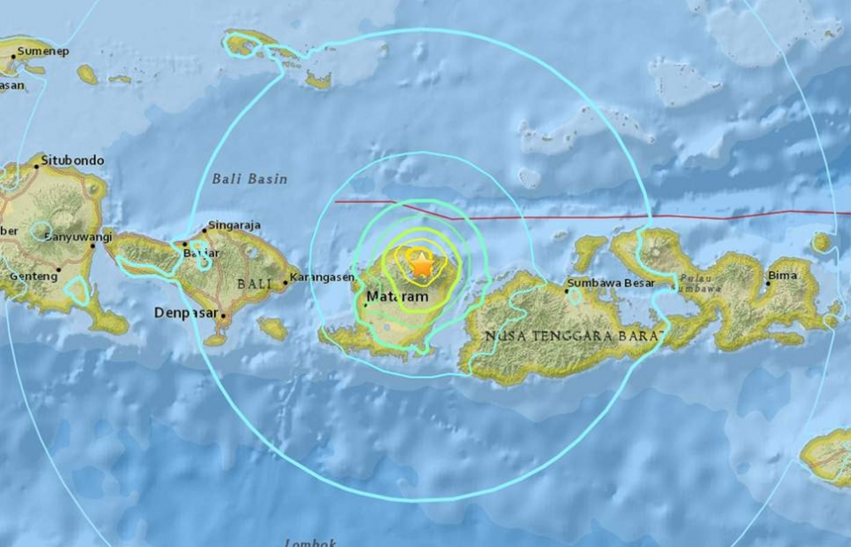 Indonesia vừa hứng chịu trận động đất mạnh 6,4 độ Richter