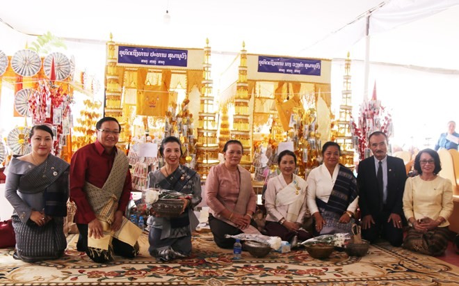 embassy joins celebration of late lao leaders birthday