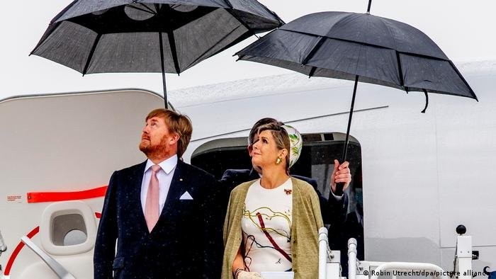 Vua Willem Alexander và Hoàng hậu Maxima đã đến Đức vào ngày 5/7 vừa qua. (Nguồn: AFP)