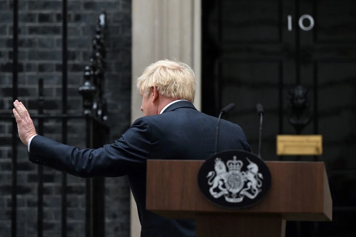 Ngày 7/7, Thủ tướng Anh Boris Johnson chính thức thông báo ông sẽ từ chức lãnh đạo đảng Bảo thủ Anh. (Nguồn: Shutterstock)