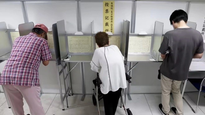 Nhật Bản bắt đầu bước vào bầu cử Thượng viện
