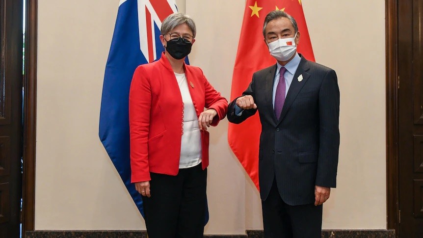 Ngoại trưởng Australia và Trung Quốc có cuộc hội đàm trực tiếp đầu tiên kể từ năm 2019. 