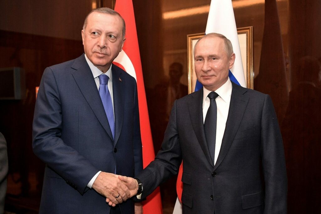 Tổng thống Nga Vladimir Putin sẽ gặp người đồng cấp Thổ Nhĩ Kỳ Recep Tayyip Erdogan vào ngày 5/8 tới. (Nguồn: Anadolu)