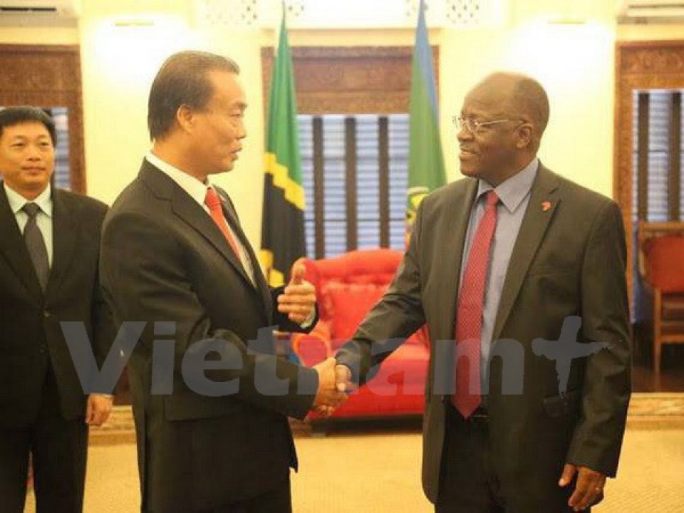 vietnamese ambassador presents credentials to tanzanian president