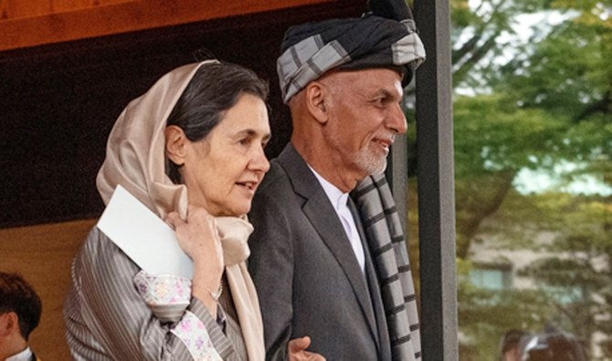Ông Ashraf Ghani và bà Rula Ghani. (Nguồn: AFP)
