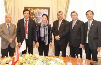 Top legislator meets IPU President in Saint Petersburg