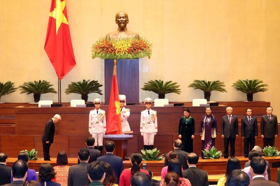 party chief nguyen phu trong elected as state president