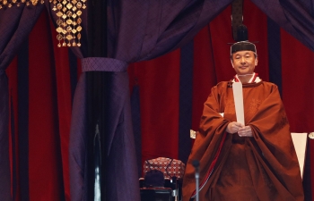 Prime Minister attends Japanese emperor’s coronation ceremony