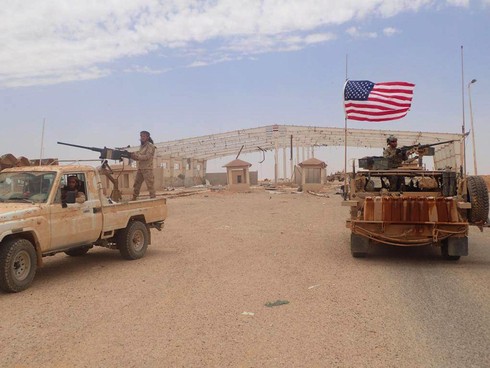 Căn cứ al-Tanf của quân đội Mỹ tại Syria. (Nguồn: AP)