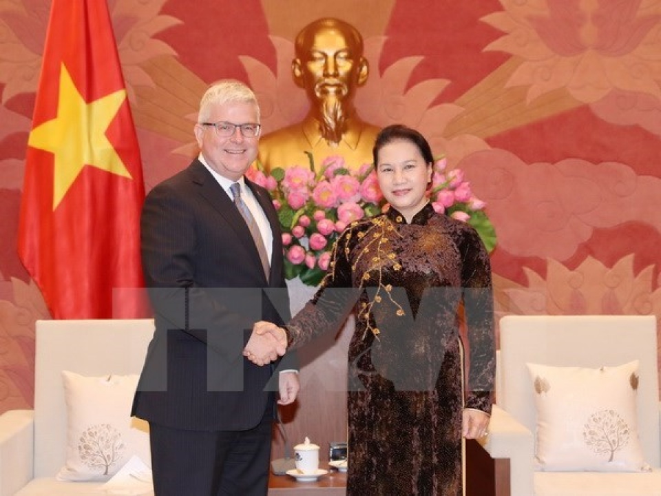 na chairwoman receives australian ambassador