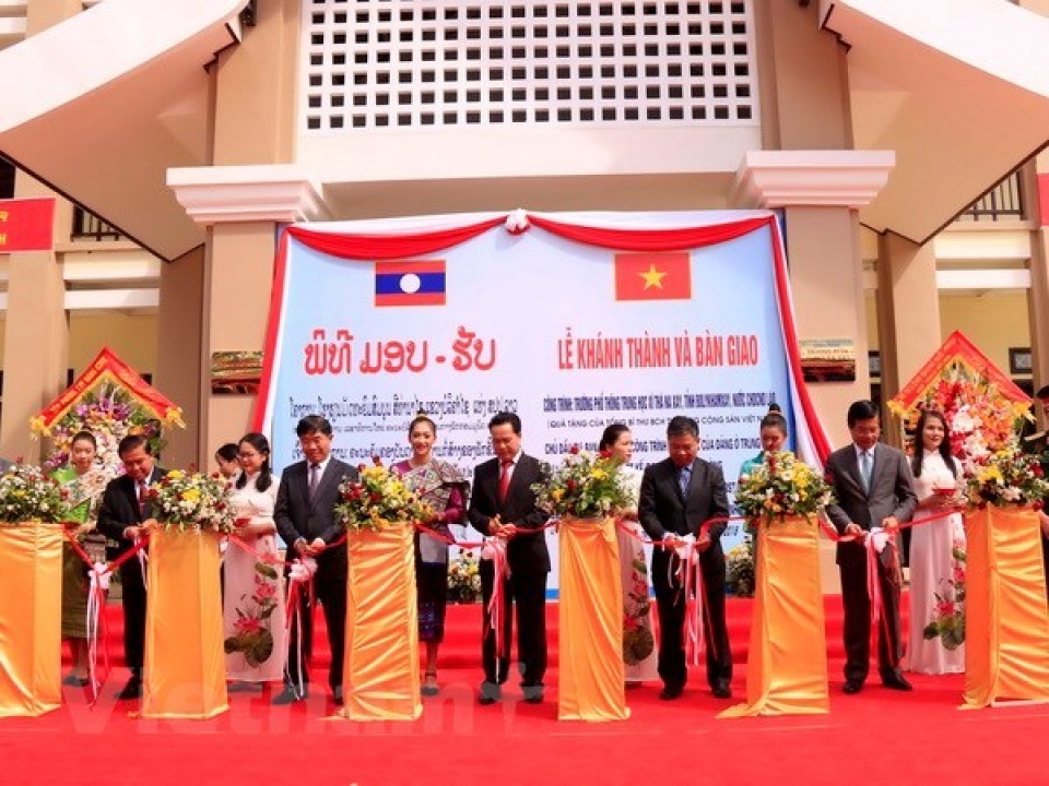 school funded by vietnamese party leader handed over to laos