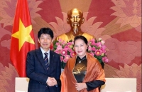 vice state president receives governor of kanagawa prefecture