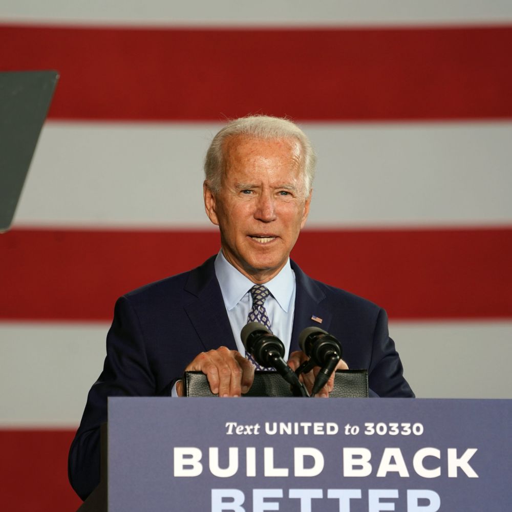 Build Back Better - Xây dựng lại tốt hơn là chủ trương chính sách của ông Joe Biden nếu trở thành Tổng thống Mỹ. (Nguồn: NY Times)