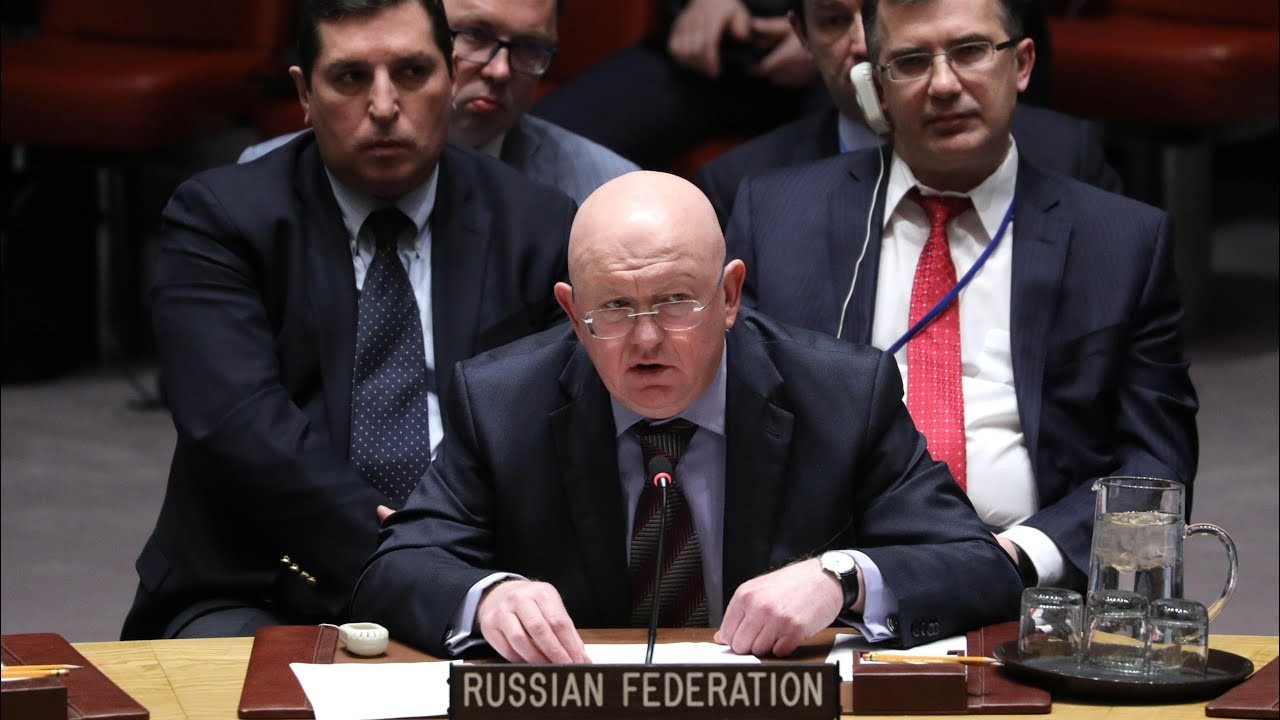 Đại sứ Nga tại LHQ Vasily Nebenzya. (Nguồn: Guardian)