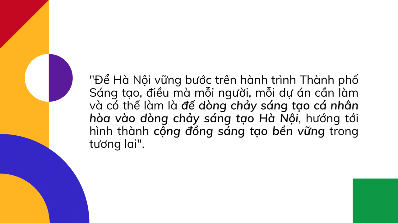 Dòng chảy Văn hóa Sáng tạo - Nhìn ra thế giới, hướng về Hà Nội