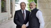 Khẳng định chưa bao giờ có vấn đề gì nổi cộm, Tổng thống Nga ca ngợi Ấn Độ hết lời