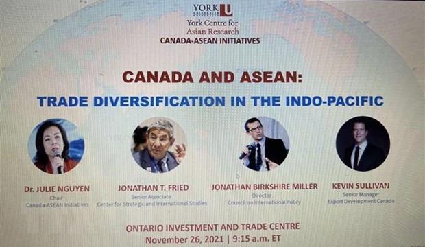 Canada mong muốn đẩy mạnh hoạt động đầu tư, thương mại với ASEAN