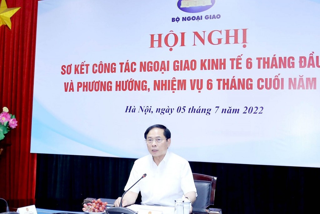 hoi nghi so ket cong tac ngoai giao kinh te 6 thang dau nam 2022