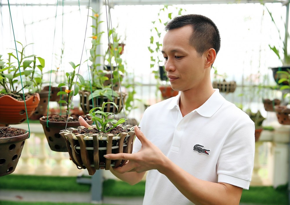 Nguyễn Quang Định: Cơ duyên đặc biệt của ông chủ vườn lan yêu thơ ca