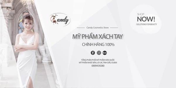 Candy Cosmetic Store tự hào bởi 100% sản phẩm có chất lượng luôn tốt nhất và đảm bảo.