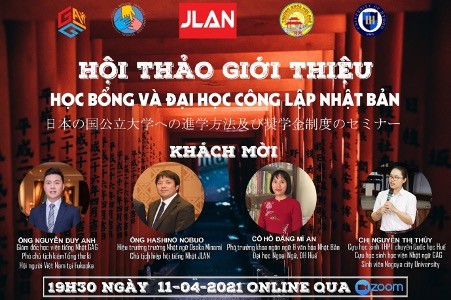 Hội thảo giới thiệu học bổng và đại học công lập Nhật Bản