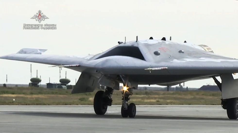 2856-sukhoi-s-70-okhotnik-heavy-unmanned-combat-aerial-vehicle-news-photo-1596825222