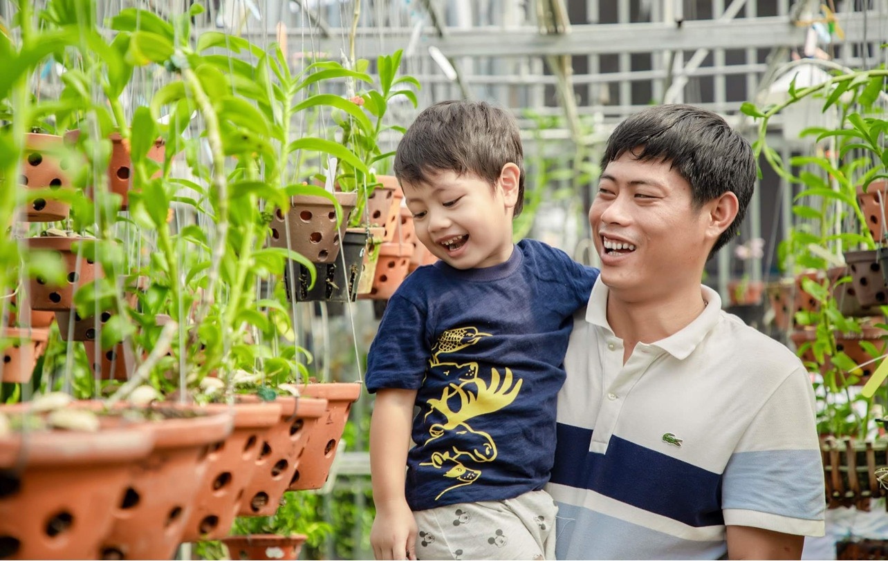 năm 2016, Nguyễn Thanh Xuân vô tình bén duyên với thú chơi lan.