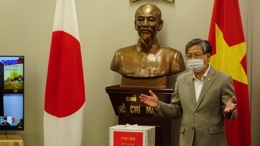 Lễ phát động quyên góp ủng hộ Quỹ vaccine của Tổng Lãnh sự quán Việt Nam tại Fukuoka diễn ra thành công