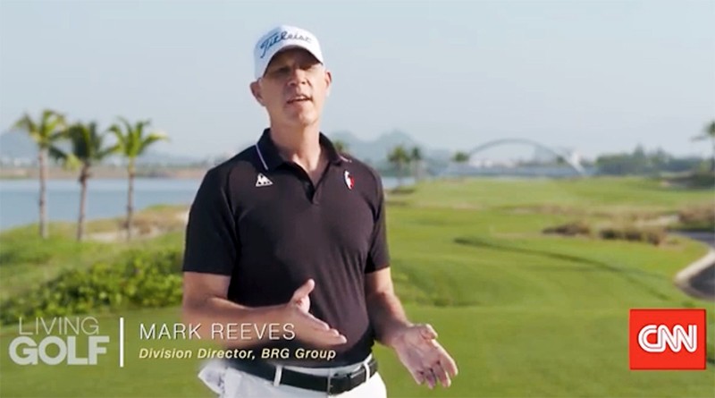 Ông Mark Reeves trả lời phỏng vấn chương trình Living Golf của CNN