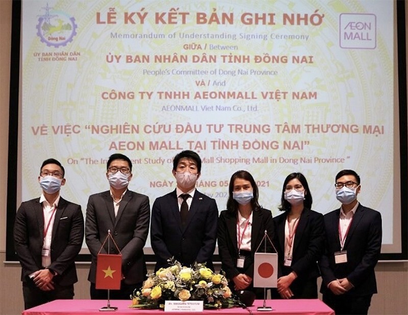 Đại diện Công ty TNHH AEON Việt Nam tại buổi ký kết biên bản ghi nhớ với UBND tỉnh Đồng Nai