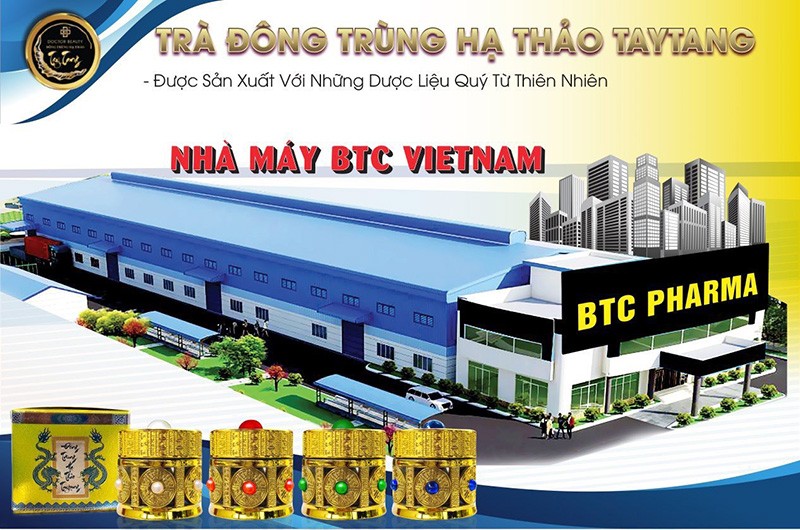 Nhà máy sản xuất Trà Đông Trùng Hạ Thảo TayTang.