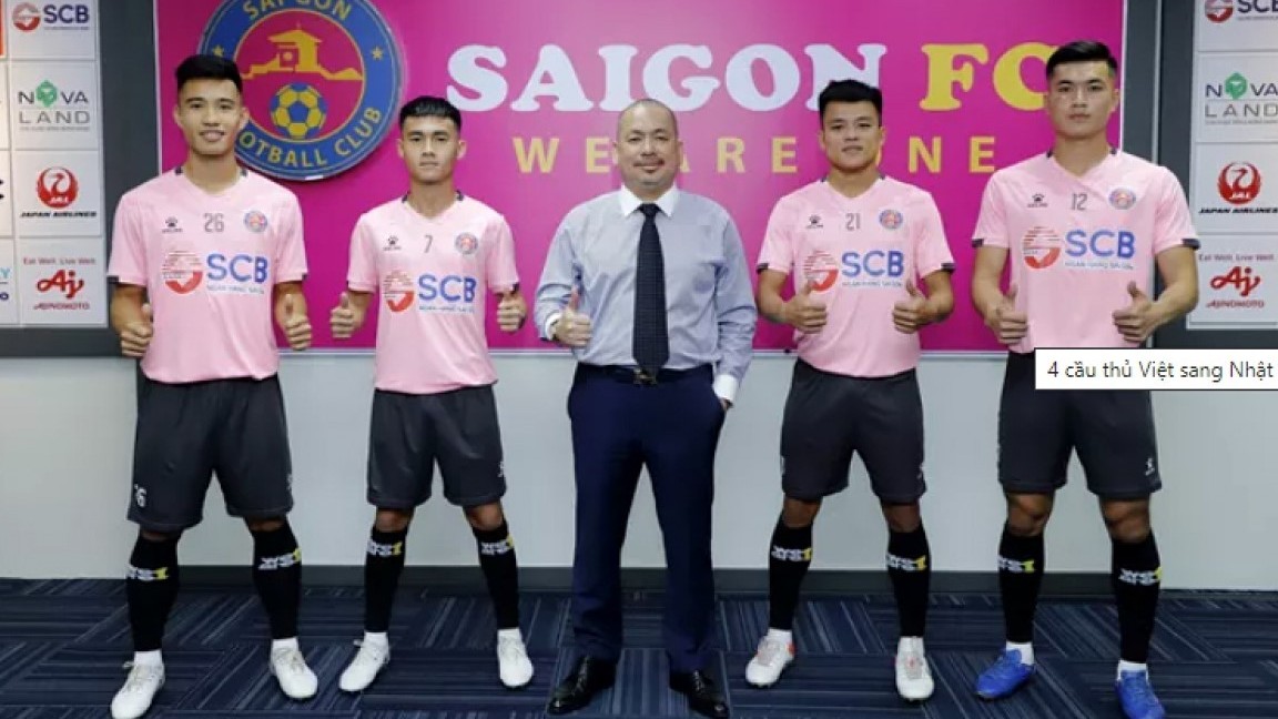 Four Vietnamese footballers to play in Japan