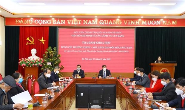 Seminar spotlights revolutionary career of late Party leader Truong Chinh. (Photo: VNA)