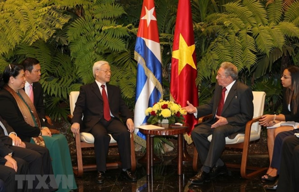 Vietnam, Cuba issue joint statement
