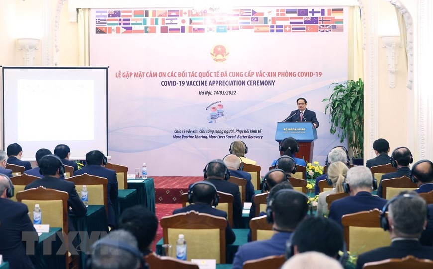 Viet Nam appreciates international support in COVID-19 fight. (Photo: VNA)