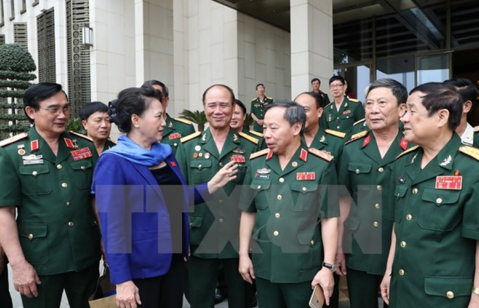Chủ tịch Quốc hội gặp mặt cựu chiến binh giữ thành cổ Quảng Trị