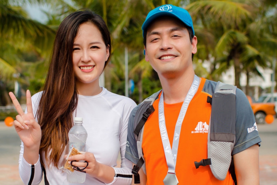 former miss vietnam joins charity marathon for poor kids