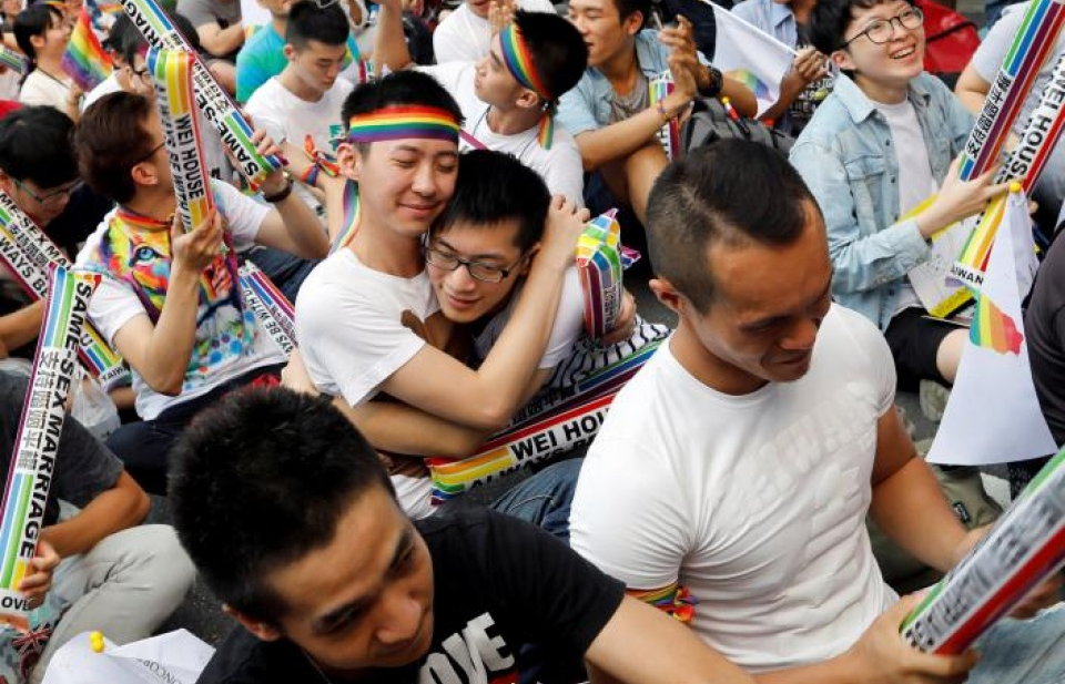 Đài Loan - nơi đầu tiên ở châu Á công nhận hôn nhân đồng giới